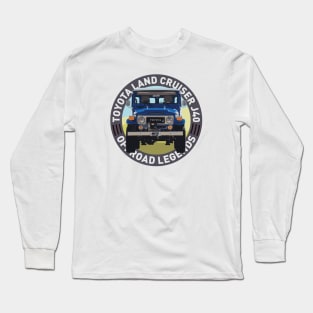 4x4 Offroad Legends: Toyota Land Cruiser J40 Long Sleeve T-Shirt